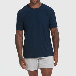 New‎ True Classic navy Active Crew Neck Tee